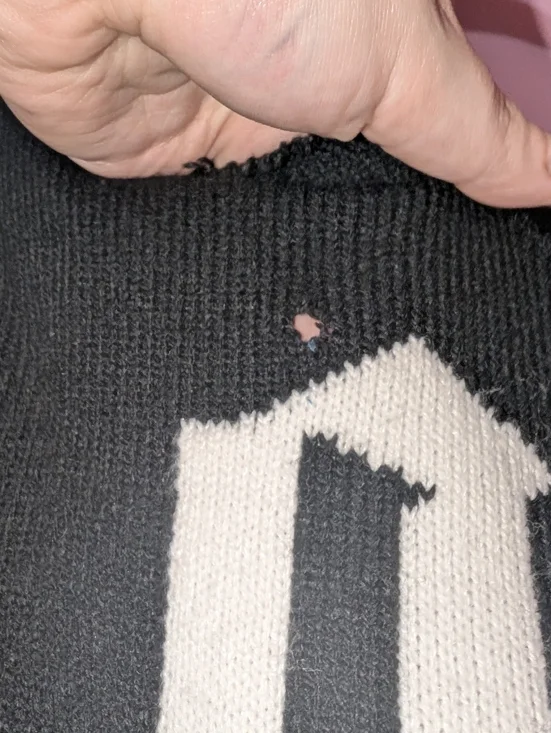 Killstar Goth AF Graphic Knit Sweater - Picture 6 of 7